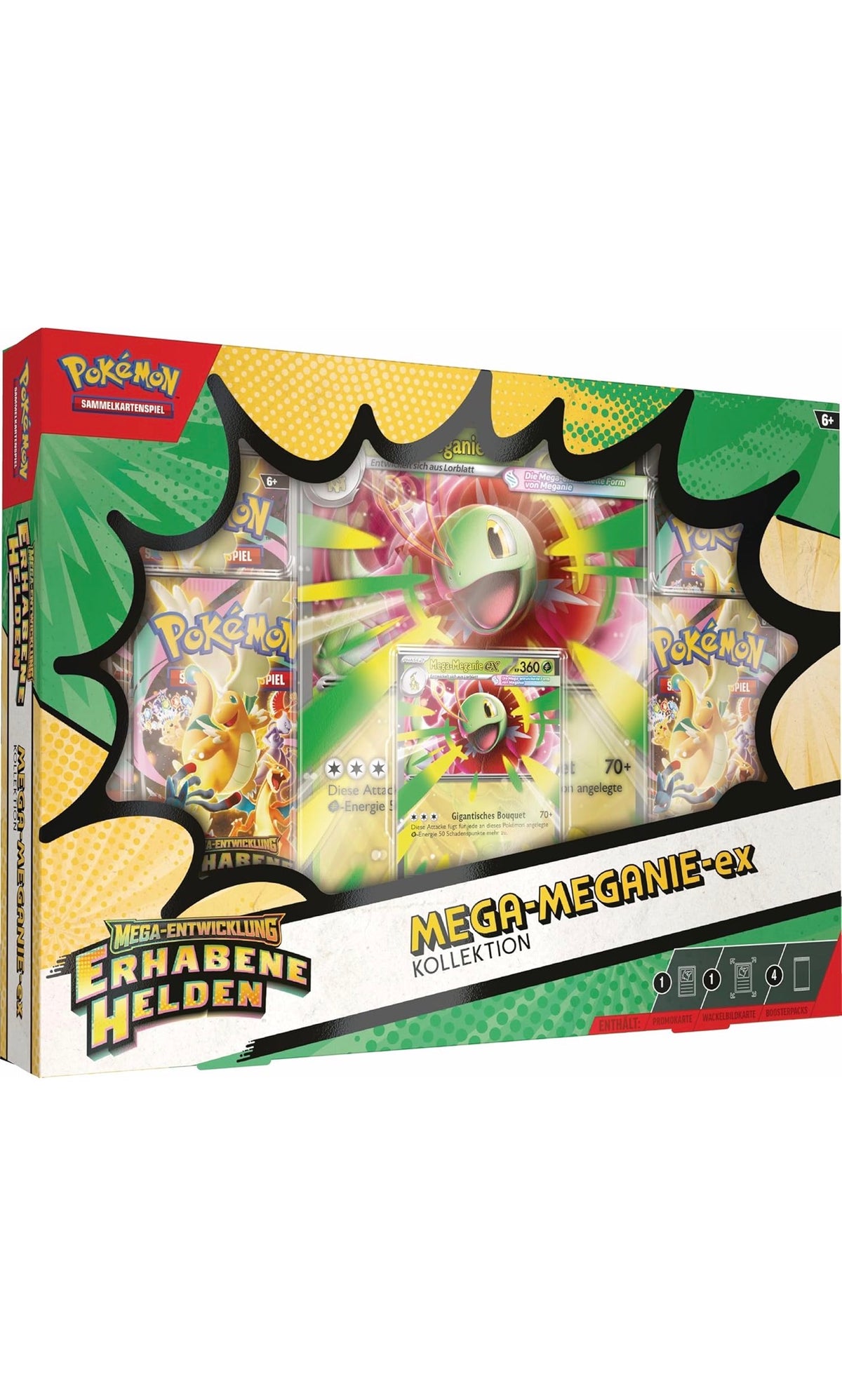 Pokémon Mega-Entwicklung – Erhabene Helden Kollektion Flambirex / Meganie / Imperator