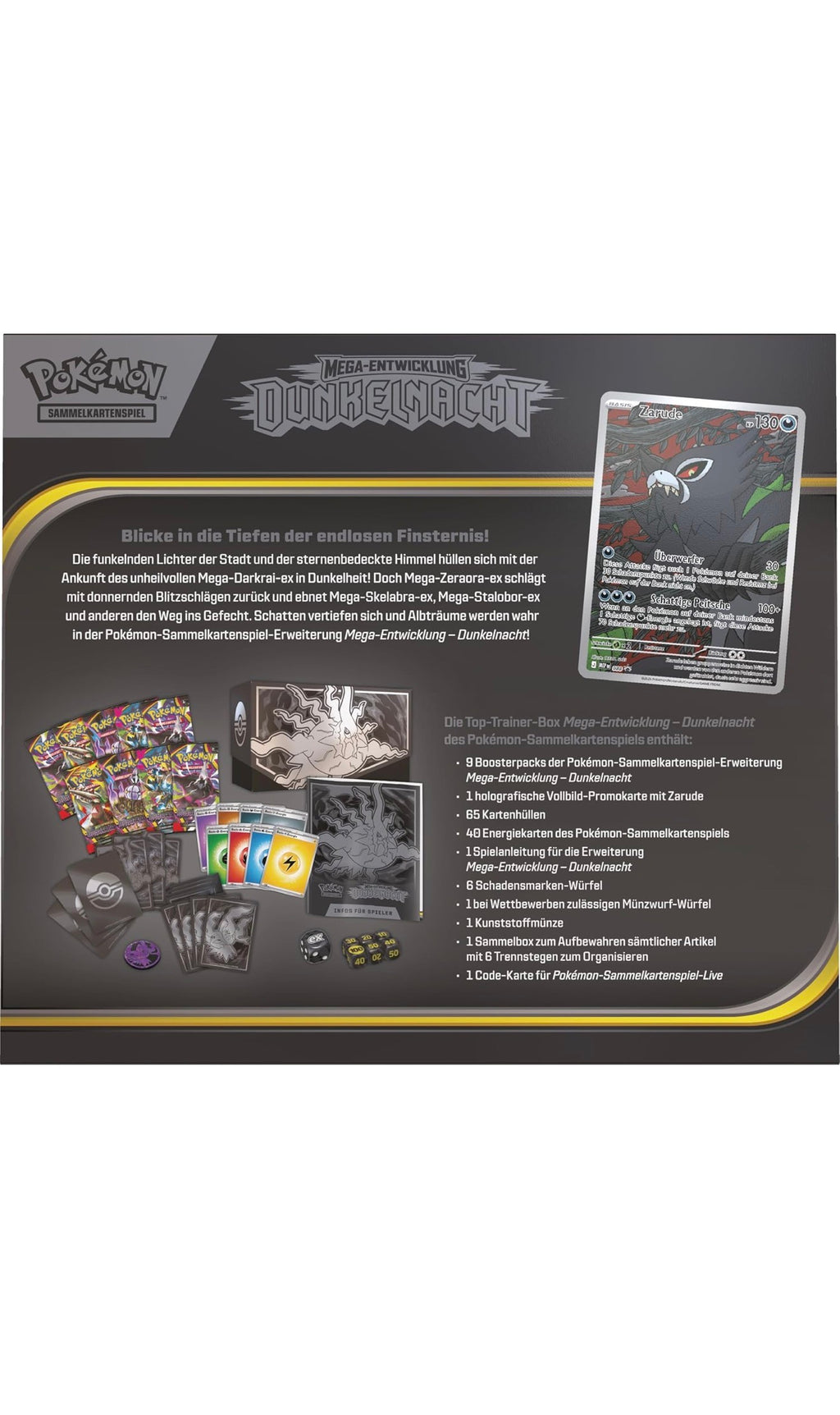 Pokémon Mega-Entwicklung – Dunkelnacht Top Trainer Box