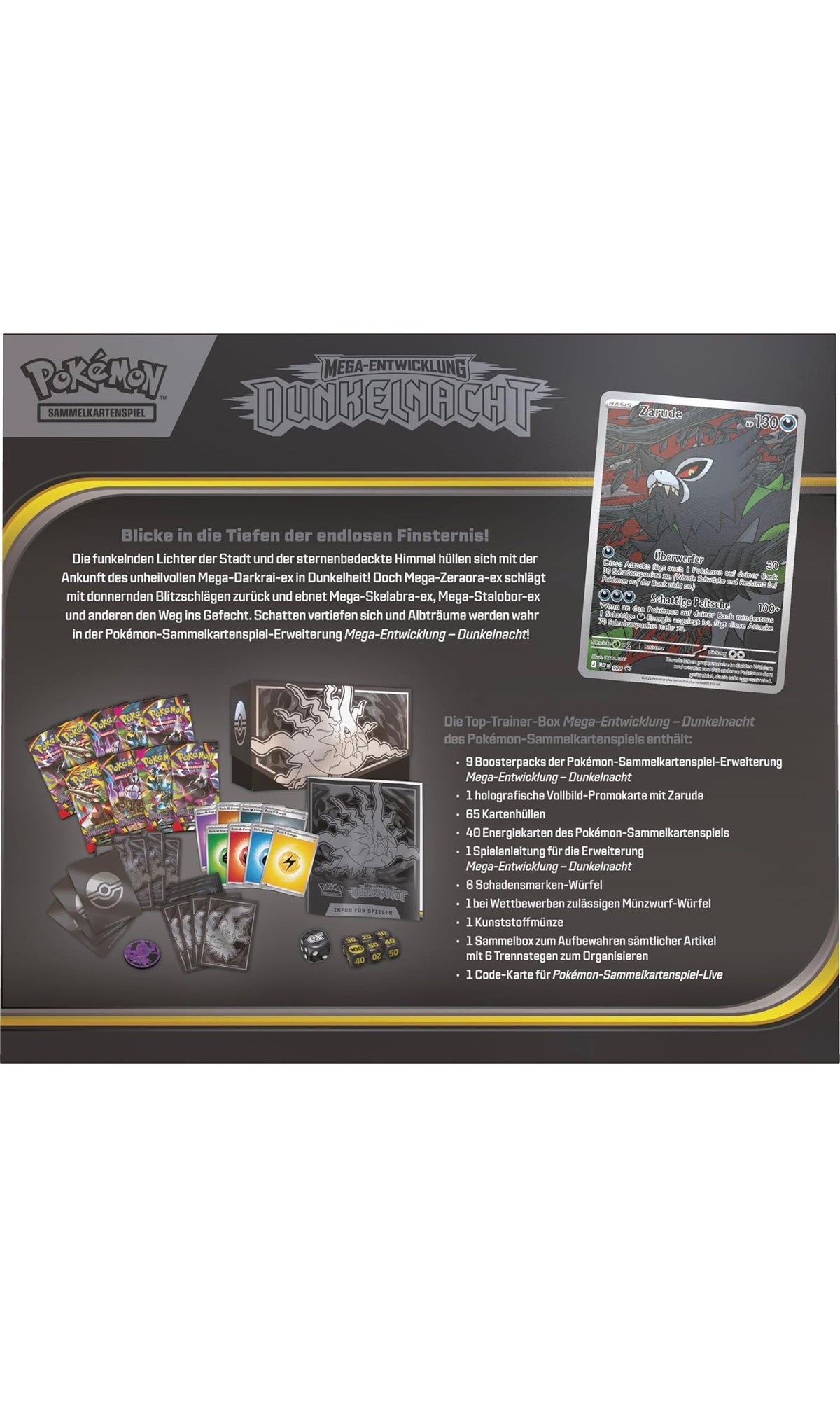 Pokémon Mega-Entwicklung – Dunkelnacht Top Trainer Box