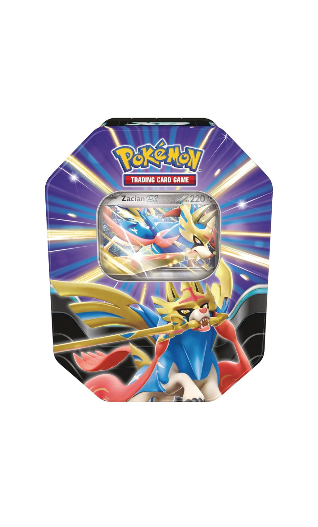 Pokémon Tin-Box Schlagkräftige Legenden – Zacian-ex