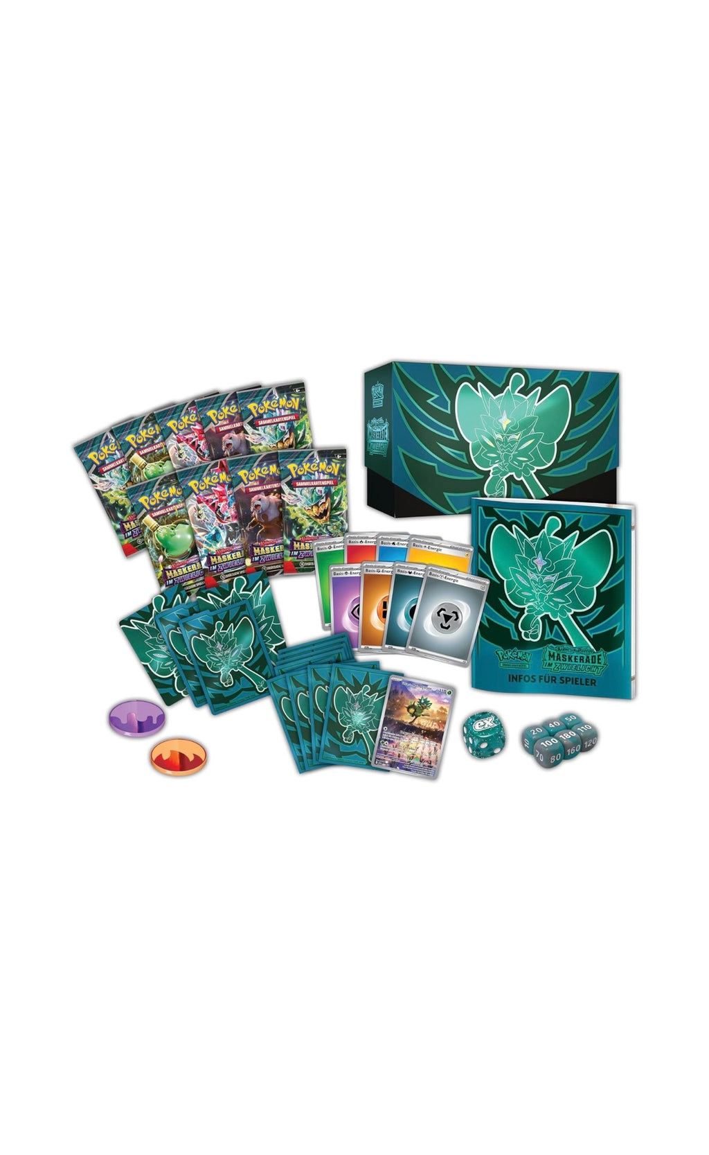 Pokémon Karmesin & Purpur – Maskerade im Zwielicht Top-Trainer-Box – Deutsch