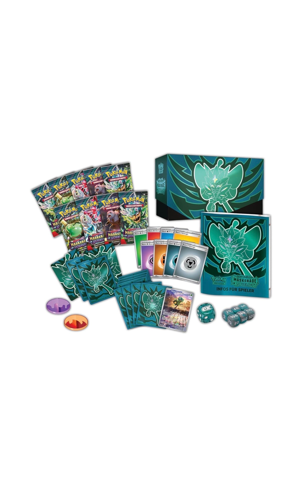 Pokémon Karmesin & Purpur – Maskerade im Zwielicht Top-Trainer-Box – Deutsch