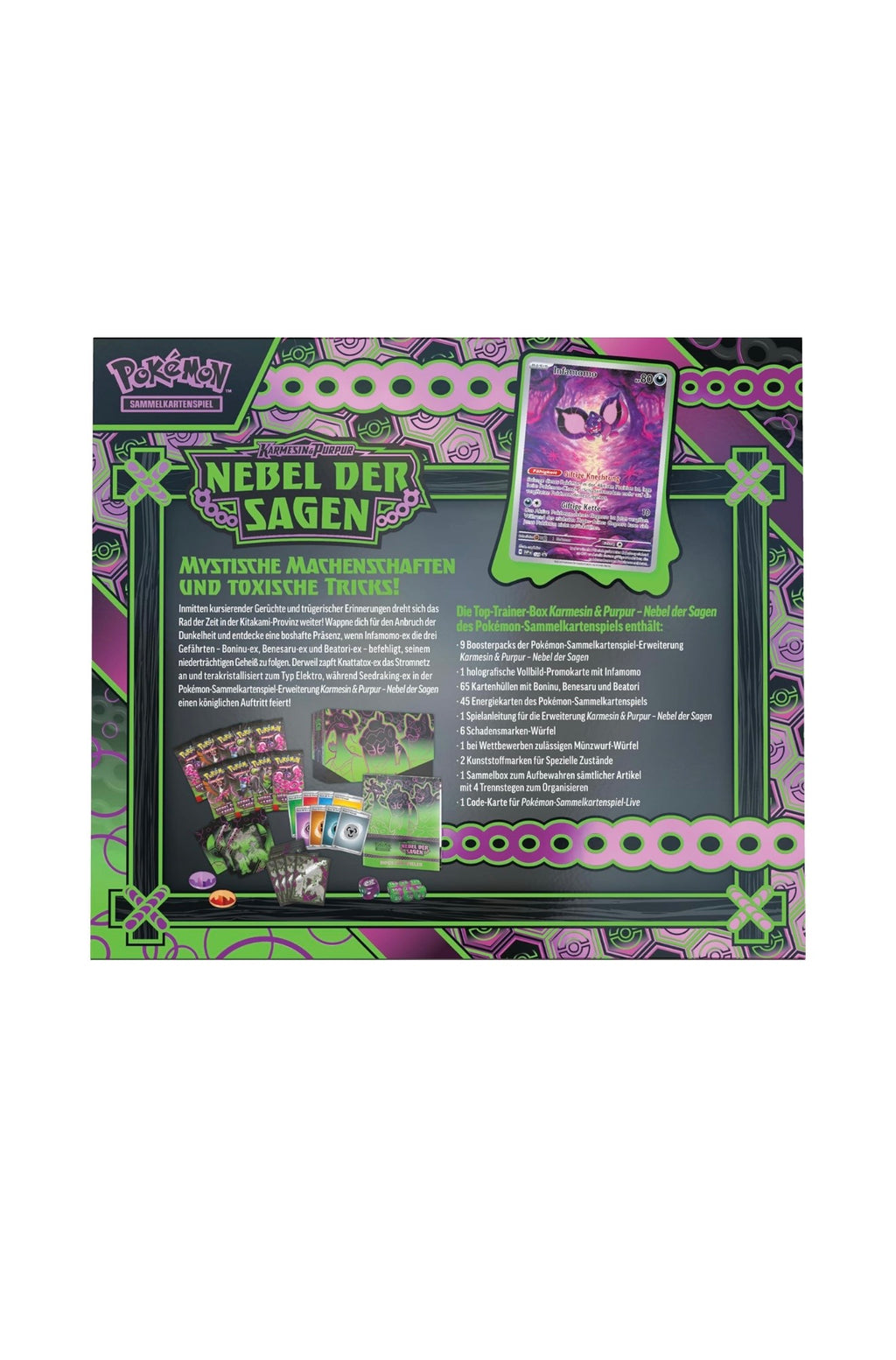 Pokémon Karmesin & Purpur – Nebel der Sagen Top-Trainer-Box – Deutsch