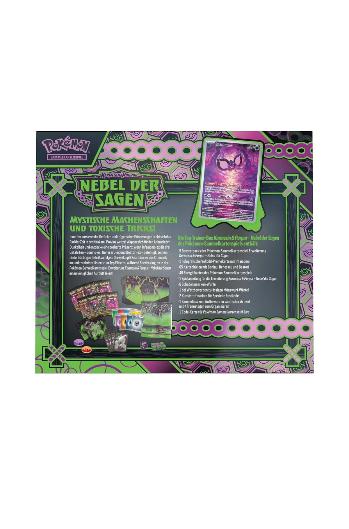 Pokémon Karmesin & Purpur – Nebel der Sagen Top-Trainer-Box – Deutsch