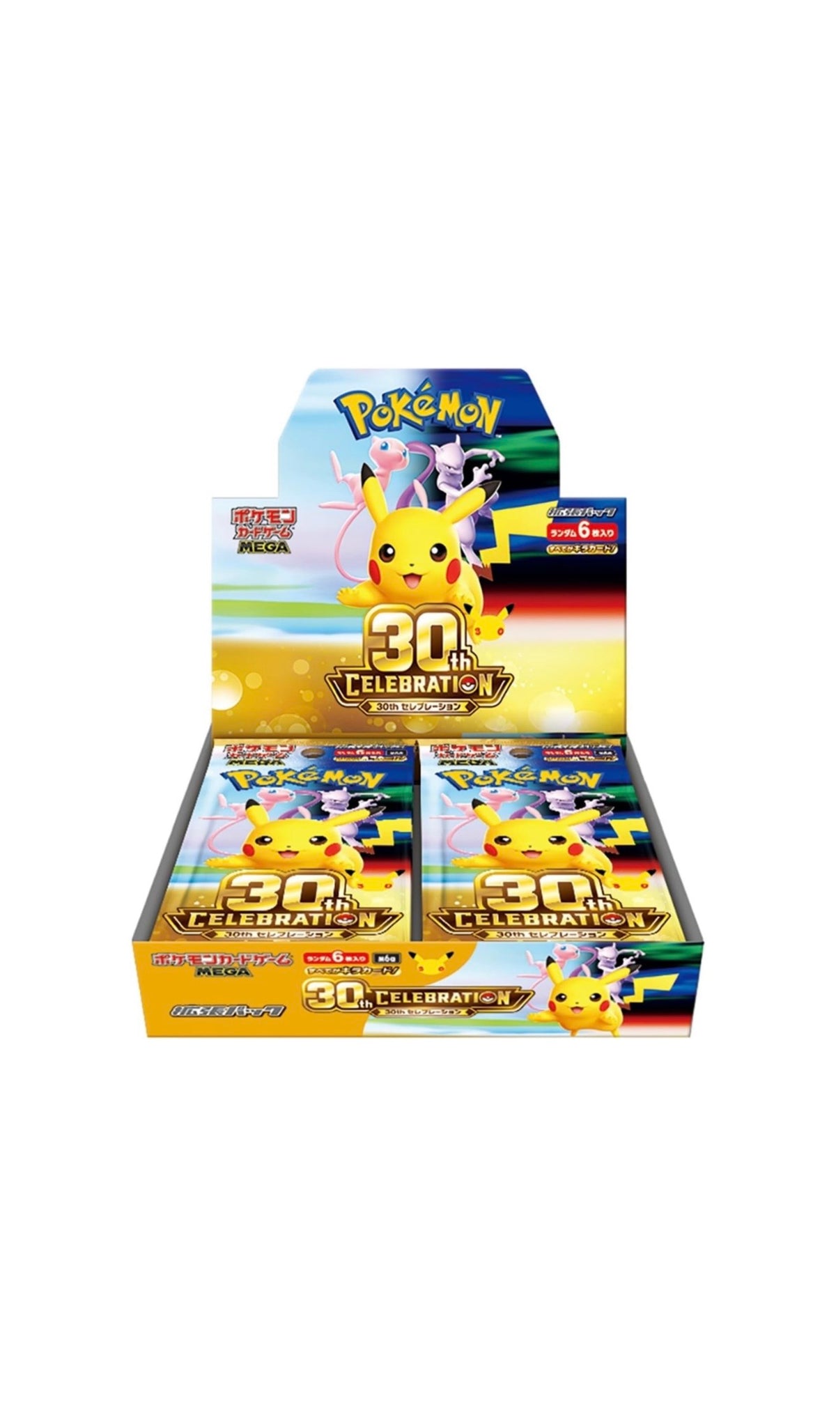 Pokémon MEGA 30th Celebration – Booster Display (Japanisch)