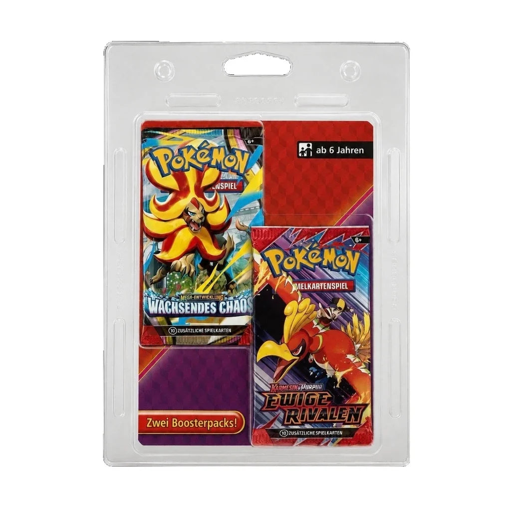 Pokémon 2er-Blister – Wachsendes Chaos & Ewige Rivalen – Deutsch